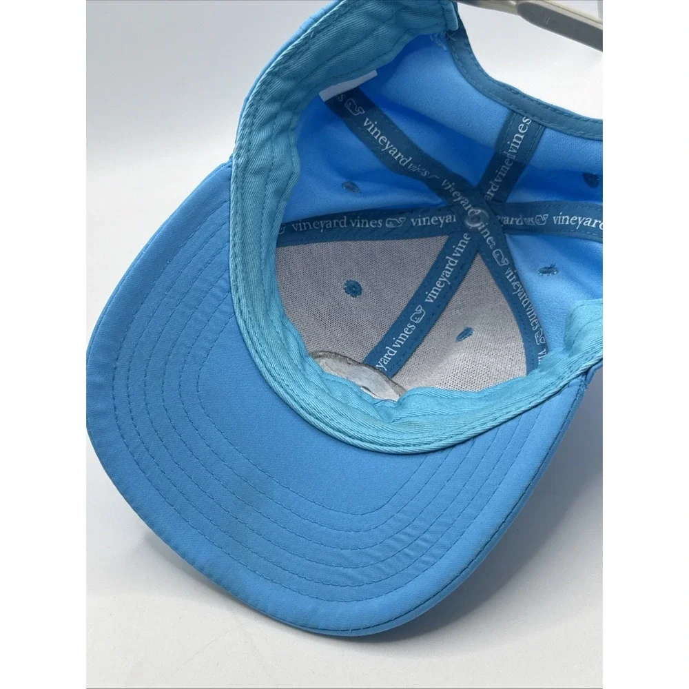 Vineyard Vines Youth Kid's Blue‎ Whale Dot Performance Snap Back Hat Cap